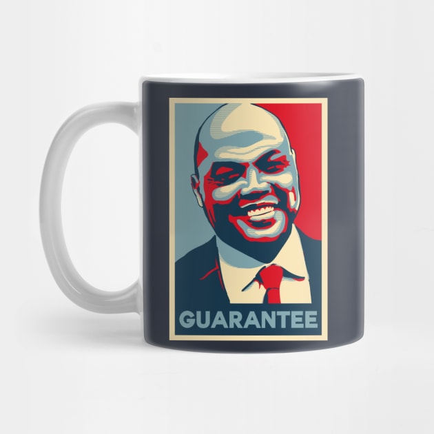 Charles Barkley Guarantee Obama Hope Large Print by qiangdade